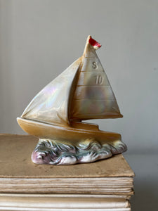 Vintage Boat ornament