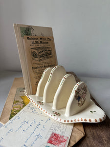 Vintage Pottery Letter display
