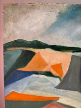 Load image into Gallery viewer, Vintage Abstract Landscape, Oil on Board