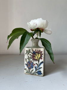 Vintage Folk Art Flower Vase