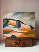Load image into Gallery viewer, Vintage Abstract Landscape, Oil on Board