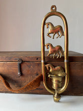 Load image into Gallery viewer, Vintage Brass Horse Candle Holder