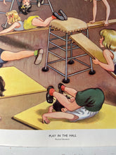 Load image into Gallery viewer, Original 1950s School Poster, ‘Play in The Hall&#39;