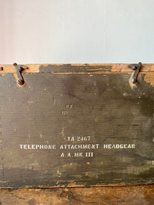 WW2 RAF Wooden telephone box