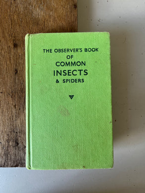 Vintage Observer Book of Common Insects and spiders