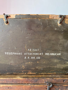 WW2 RAF Wooden telephone box