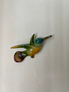 Vintage Humming Bird Wall Plaque