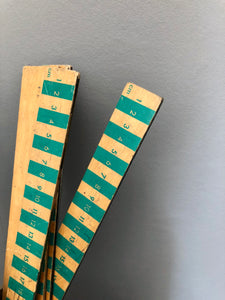 Wooden Old School Rulers
