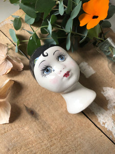 Vintage Pierrot Dolls Head