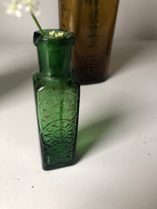 Antique Medicine Bottle, Green