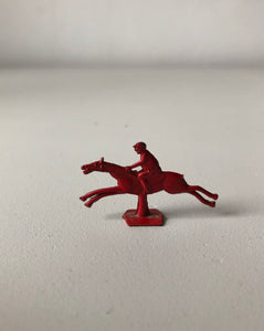 Vintage Red Racehorse