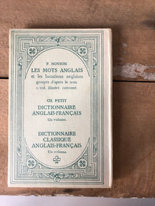 Vintage French Poetry Book