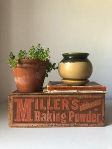 Vintage studio pottery plant pot