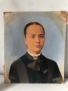 Antique Hand Tinted Portrait