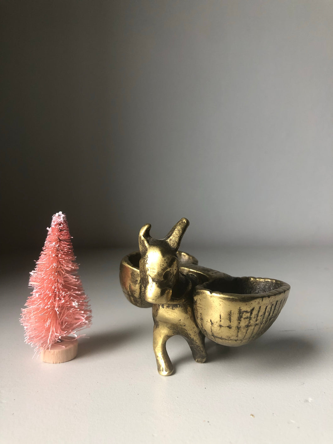 Vintage Little Brass Donkey