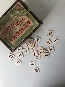 19th Century Word Making Game