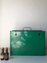 Load image into Gallery viewer, Vintage First Aid Metal Cabinet