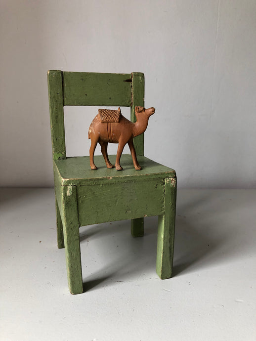 Vintage Wooden Camel