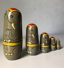 Load image into Gallery viewer, Collectable Circus Elephant Nesting Dolls