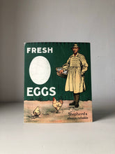 Load image into Gallery viewer, Original &#39;Fresh Eggs&#39; Shop Display Sign