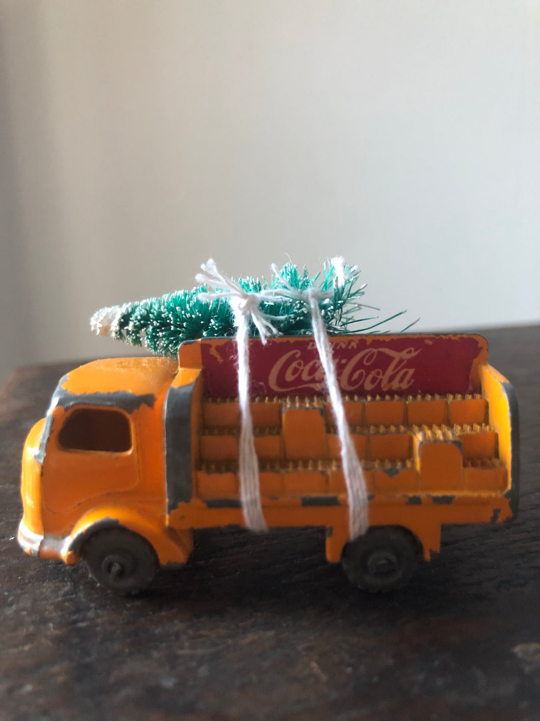 NEW - Vintage Driving Home For Christmas, Coca Cola Truck