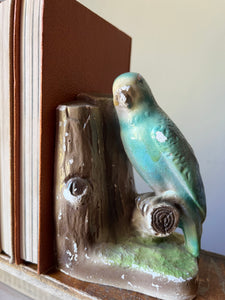 Vintage Budgie Bookends