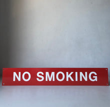 Load image into Gallery viewer, Vintage ‘No Smoking’ sign