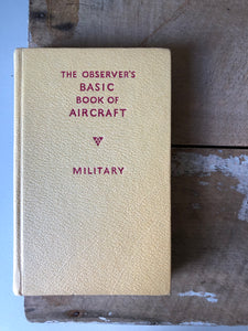 Vintage Observer Book of Aircraft, Military