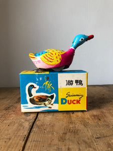 Vintage Wind Up Duck