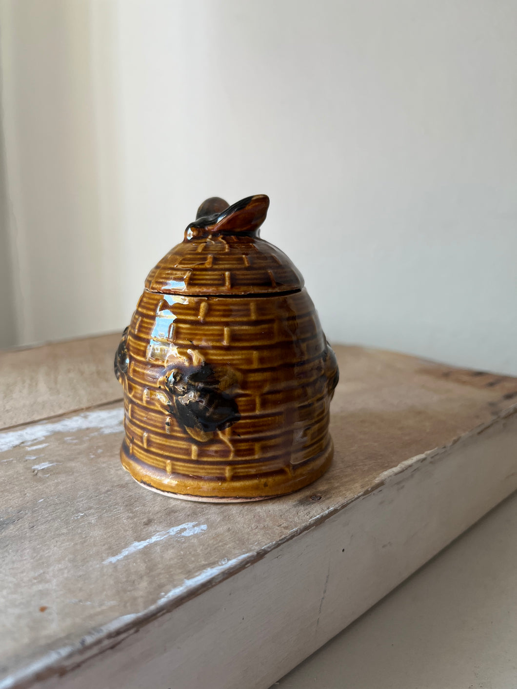 Vintage Beehive Honey / Marmalade Pot