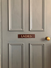Load image into Gallery viewer, Vintage Bakelite &#39;LADIES&#39; Door Sign
