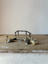 Load image into Gallery viewer, Set of Antique Lead ducks and Swan