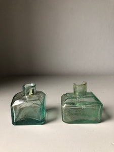 Pair of Antique Ink bottles