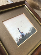 Load image into Gallery viewer, Vintage Miniature Painting, Poppy Field