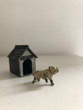 Load image into Gallery viewer, Vintage Lead Britains Bulldog with Kennel