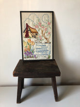 Load image into Gallery viewer, NEW - Vintage Framed Cottage Embroidery