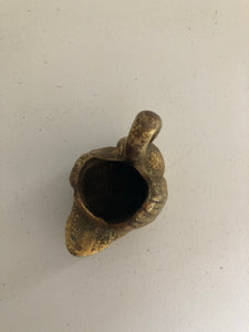 Small Brass Swan Holder/planter