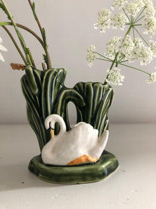 Sylvac Swan Posy Vase