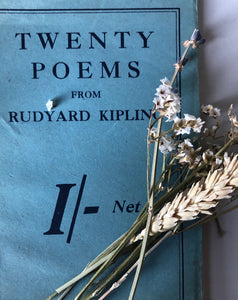 Antique Rudyard Kipling Poetry Book
