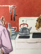 Load image into Gallery viewer, Original 1950s School Poster, ‘Getting Ready for School’