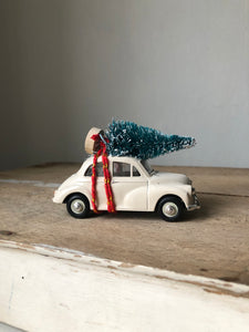 Vintage Toy Car - Driving Home for Christmas, Morris Minor