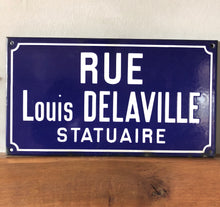 Load image into Gallery viewer, French Enamel Road sign