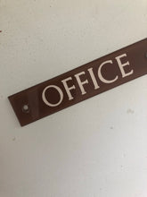 Load image into Gallery viewer, Vintage Bakelite &#39;Office&#39; Door Sign