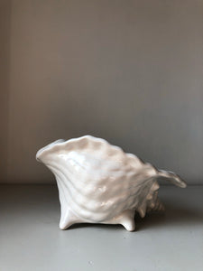 Ceramic Conch Shell Planter Vase