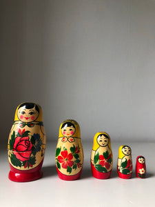 Set of Vintage Russian Dolls