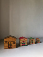 Load image into Gallery viewer, Vintage Wooden Nesting Houses