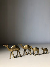 Load image into Gallery viewer, Set of 1930s Brass camels