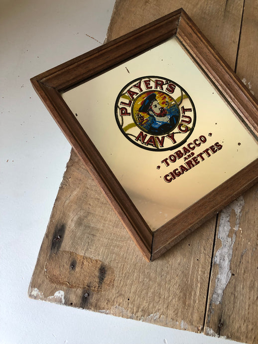 Vintage ‘Player’s Navy Cut’ Advertising Mirror