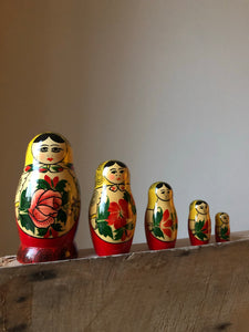 Vintage Russian Nesting Dolls