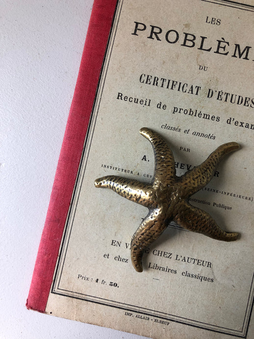 Antique Solid Brass Starfish